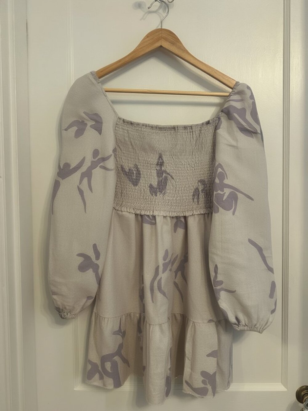 Wilfred Women's Purple and White Dress